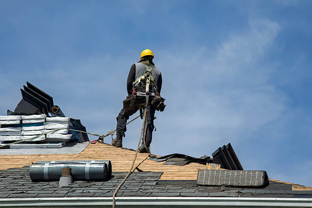 Professional Roofing technician working in Clinton, NY